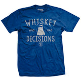 Whiskey & Bad Decisions - Summer Blue - T-Shirt Style001