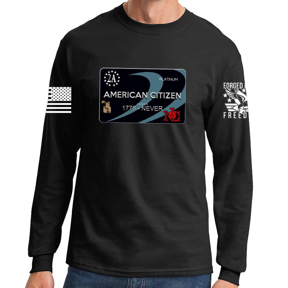 Freedom Card Long Sleeve T-shirt Style001