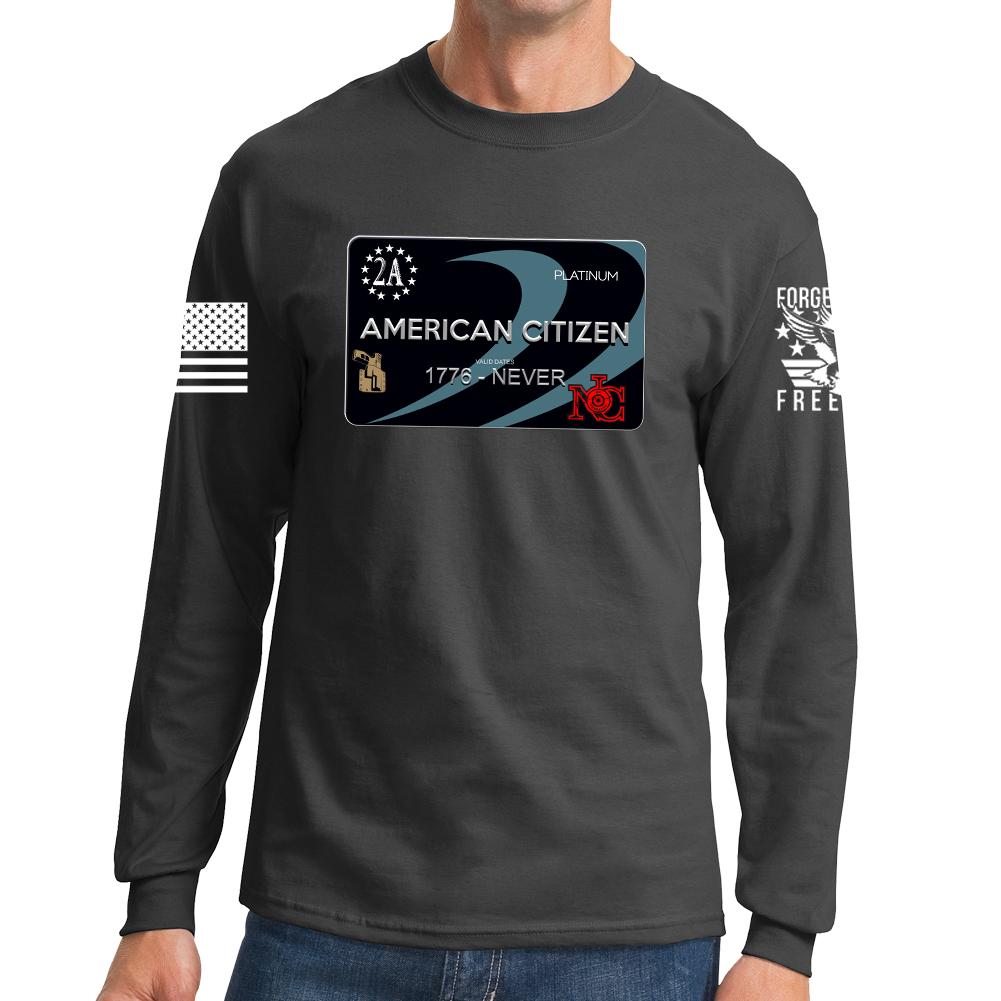 Freedom Card Long Sleeve T-shirt Style001