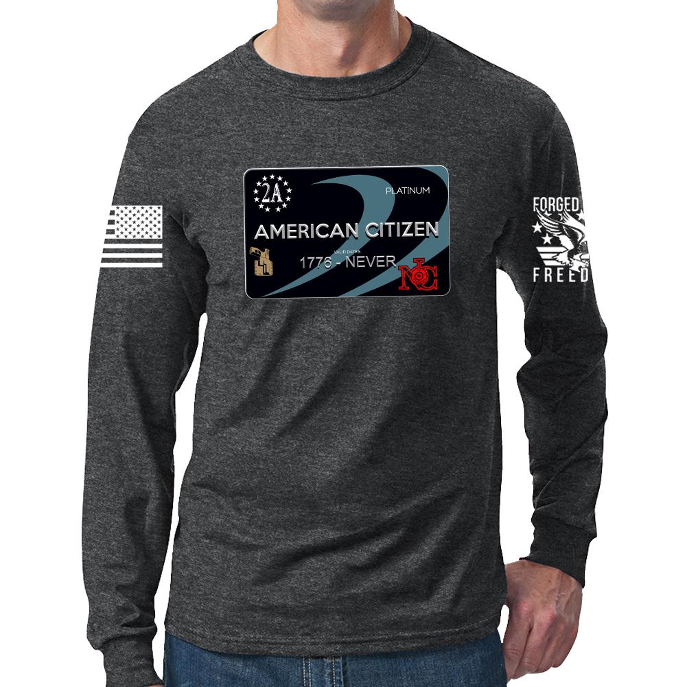Freedom Card Long Sleeve T-shirt Style001