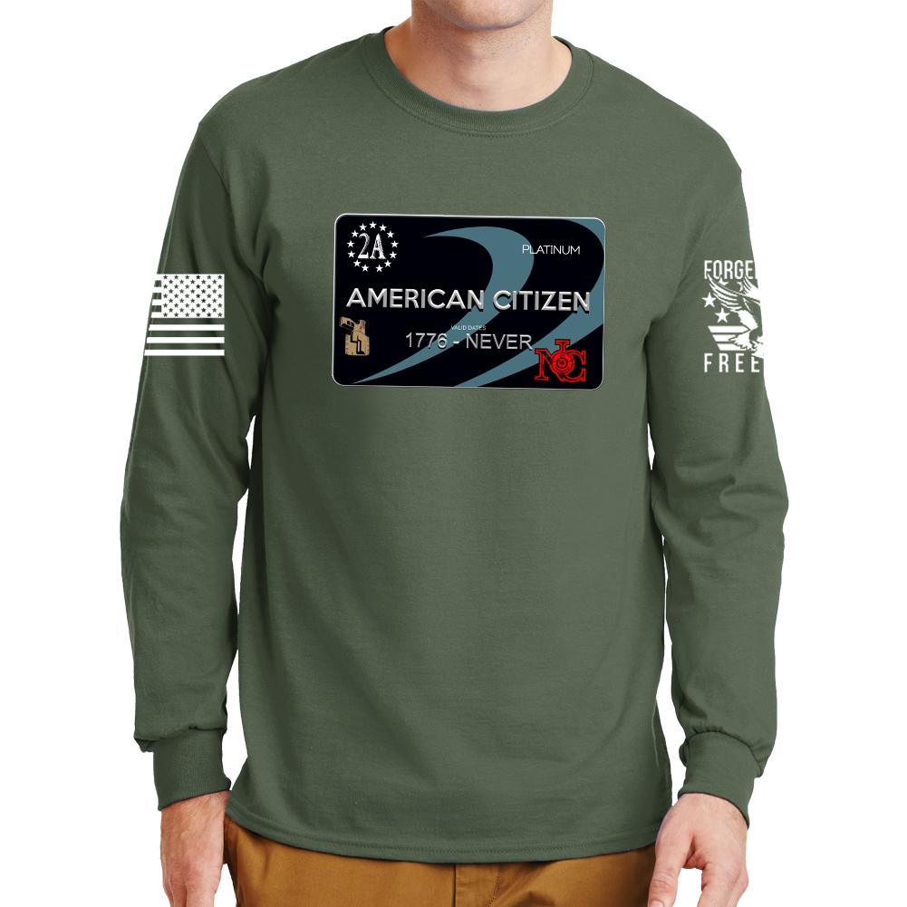 Freedom Card Long Sleeve T-shirt Style001