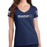 Ladies Whatafudd V-Neck T-shirt Style001