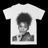 Whitney Houston "Gold Grill" Graphic Tee Style001