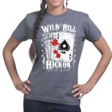 Ladies Wild Bill Hickock T-shirt Style001