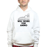 Will Work For Ammo Hoodie Style001