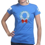 Gun Wreath Ladies T-shirt Style001