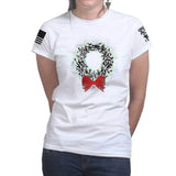 Gun Wreath Ladies T-shirt