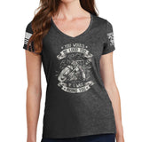 Ladies You Would Be Too Loud V-Neck T-shirt Style001