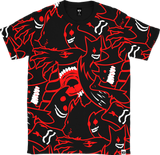 GUILTY GEAR - 'Zato-1 Pressure' All-Over Print T-Shirt - Black