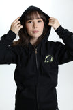 STREET FIGHTER - 'Blanka Electric Thunder' Embroidered Full-Zip Hoodie - Black