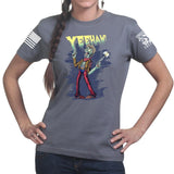 Yeehaw Halloween Ladies T-shirt Style001