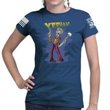 Yeehaw Halloween Ladies T-shirt Style001