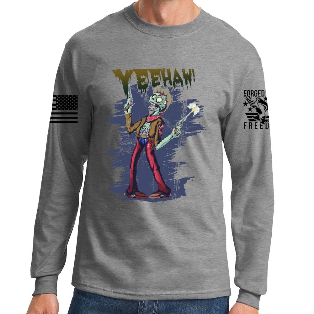 Yeehaw Halloween Long Sleeve T-shirt Style001