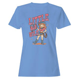 Cute Wild Cowgirl Cartoon  Women's T-Shirt Carolina Blue