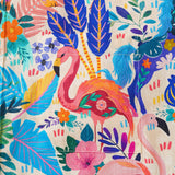 Men's Colorful Hawaiian Shirt Short Sleeve Button-down 100% Cotton Aloha Jungle Whimsy