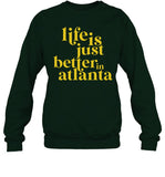 Desmond Ridder Wearing Life Is Just Better In Atlanta Sweatshirt