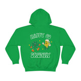 Happy Go Drunky Cartoon Characters Hoodie