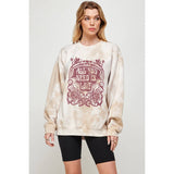 All You Need Is Love  Graphic Tie Dye  Sweatshirts