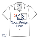 Customized Men's Short Sleeve Camp Collar Shirt