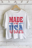 Made in the USA Graphic Long Crop Top