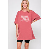 Tennessee  Vintage Graphic Oversized Tee