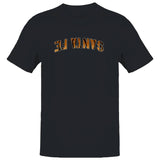 Santa Fe Tiger Print Lettering Men's T-Shirt