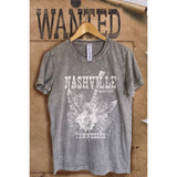 Nashville Mineral Wash Vintage  Graphic  Tee
