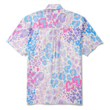 Men's Hawaiian Shirt Short Sleeve Button-down 100% Cotton Beige Aloha Tropical Leopard Fantasy Camo Print