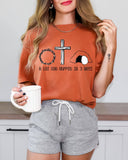 Faithful Easter 3 Days Christian Cross Tee