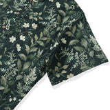 1950s Green Hawaiian Shirt For Men 100% Cotton Button-down Short Sleeve Tropical Shirt