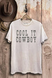 Cool It Cowboy Graphic Top