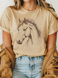 Horse Sketch Graphic Tshirts