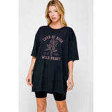 Love of Rose   Graphic Oversized Tee