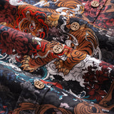 Men's Tiger Shirt 1950s Vintage Hawaiian Shirt For Men Short Sleeve Cotton Aloha Shirt Tiger In The Mist