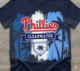 Phillies Clearwater Spring Training Vintage Baseball Tee