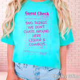 Two Things We Don’T Chase  Graphic Shirt | Comfort Color
