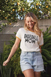Baseball Mom Ringer Graphic T-Shirt Unisex T-shirt, Sweatshirt, Hoodie, Long Sleeve Tee