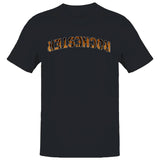 Rochester Tiger Print Arch Design Men's T-Shirt