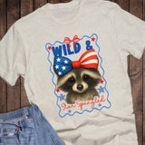 Patriotic Wild and Star Spangled Graphic Tee