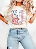 250Th Anniversary Independence Day Faith Tee