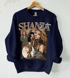 Shania Twain Leopard Print Design Sweatshirt