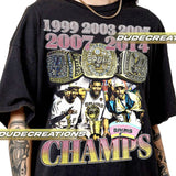 Spurs Dynasty Vintage Unisex T-Shirt Gift For Men and Women