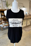 Baseball Mom Tank | Vintage Patch | Sports Mom Tank