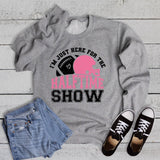 Football Just Here For Halftime Show Graphic Sweatshirt