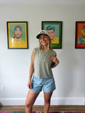 Hard Seltzer Tank Top - Sage