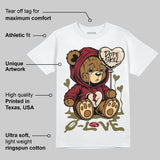 Dunk Dark Team Red/Burgundy Crush DopeSkill T-Shirt Broken Bear Graphic