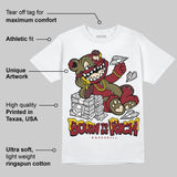 Dunk Dark Team Red/Burgundy Crush DopeSkill T-Shirt Born To Be Rich Graphic