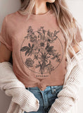 Dreamer Flower Graphic T-Shirts