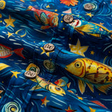 Hawaiian Shirt For Men Oceanic Starscape Button-down Shirt Short Sleeve 100% Cotton Aloha Shirt