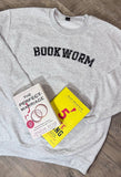 Distressed Bookworm Graphic Sweater